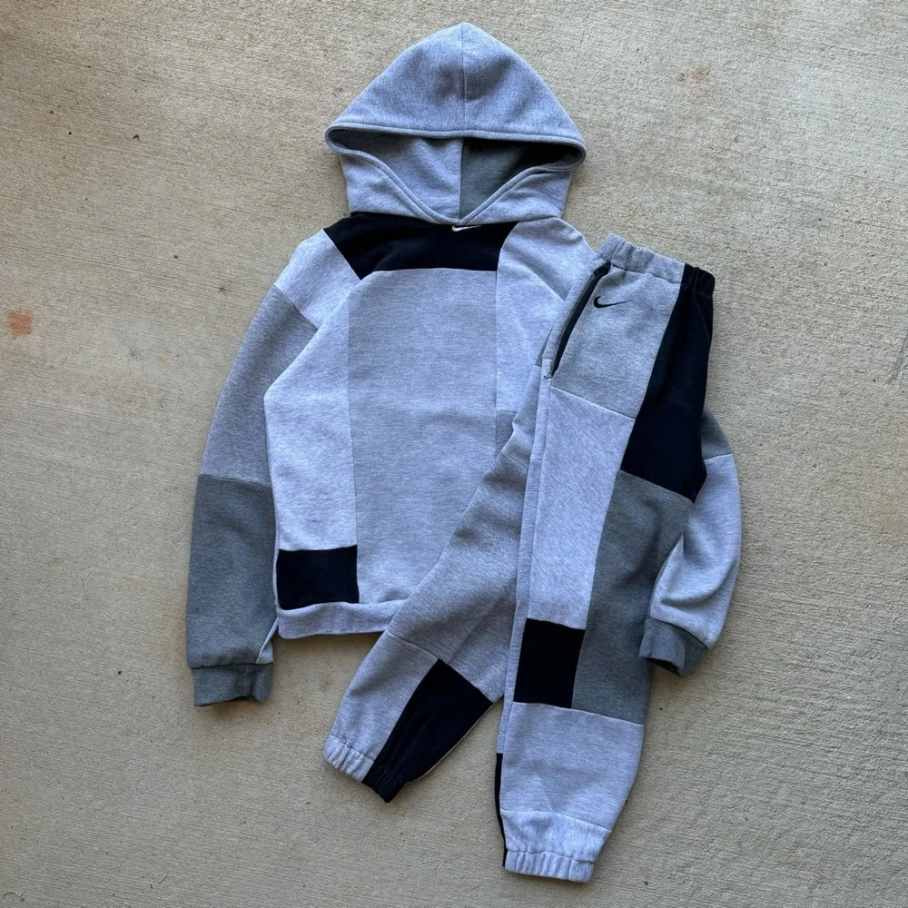 Upcycled Nike Patchwork Set - Picture 1 of 5